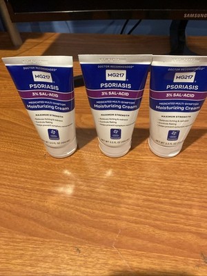 3PK Psoriasis Medicated Multi-Symptom Moisturizing Cream Maximum Strength
