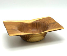 Hand Turned Wood Bowl by Arkansas Artist Gene Sparling  6" Long  Signed