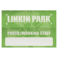 Linkin Park 2000 Hybrid Theory Concert Tour Photo Backstage Pass