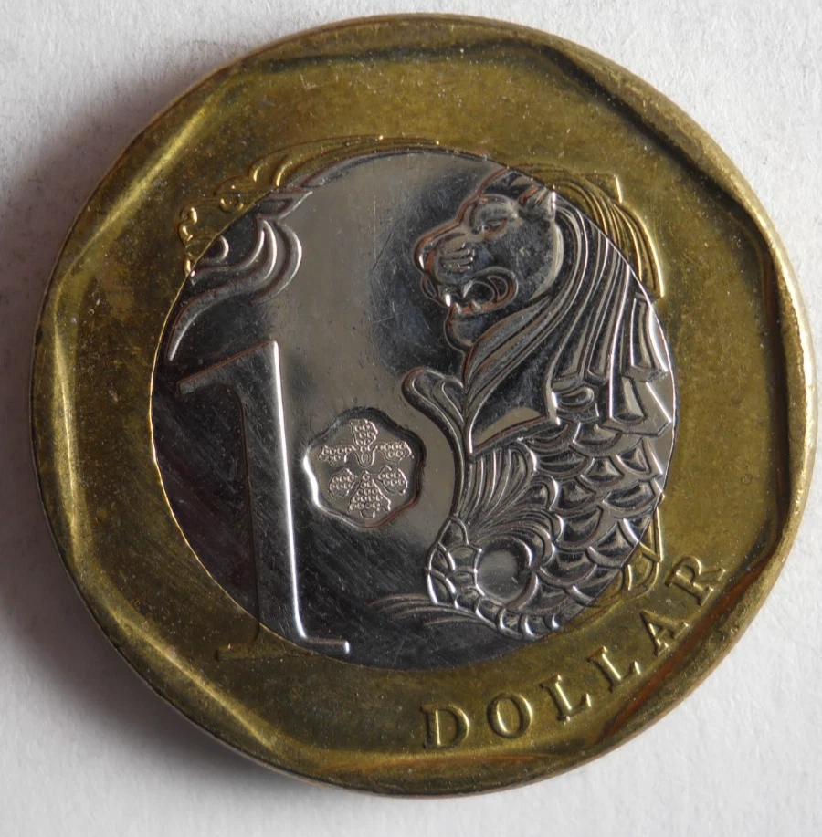 2014 SINGAPORE DOLLAR - Excellent Coin - FREE SHIP - Bin #324 - Image 2 of 2