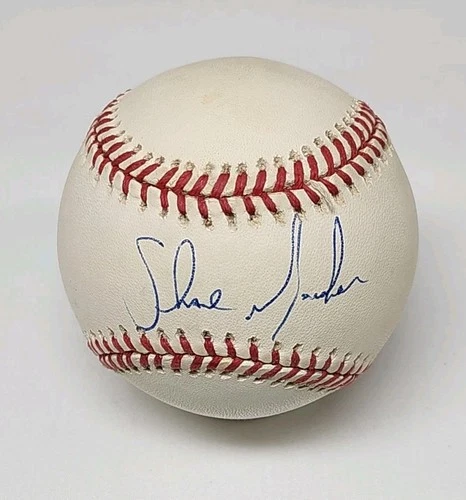 Shane Monahan Signed Auto Rawlings Official American League Baseball MARINERS