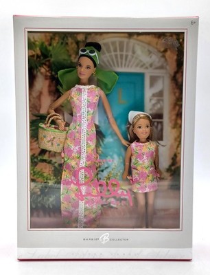 2005 Lilly Pulitzer Barbie Collector Silver Label Puppe / Mattel H0187, NrfB