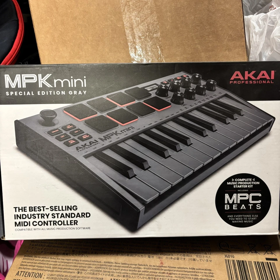 Akai Professional MPK Mini 25-Key MIDI/USB Controller Special Edition Grau