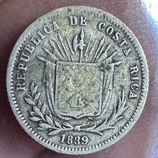 Costa Rica 5 Centavos 1889