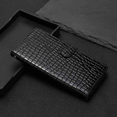 Leather Crocodile Texture Wallet Case For iPhone 17 Pro Max 17e 15 14 13 12 11