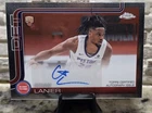 2025-26 Topps Chrome Chaz Lanier RC Auto TCAR-CL Detroit Pistons