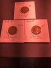 Lincoln wheat cent penny 1944-1946 vf- vf+