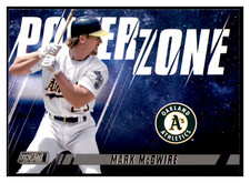 2022 Stadium Club Mark McGwire Powerzone PZ-17 Oakland Athletics