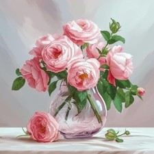 Bead Embroidery Kit Roses Flowers Bead needlepoint Bead stitching DIY Tela Artis