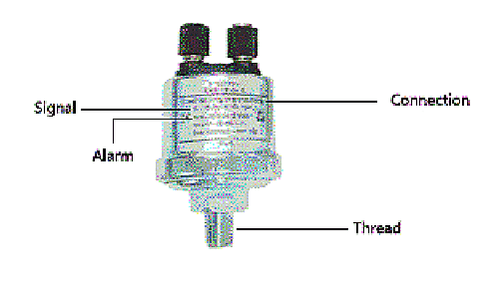 Temp/Oil Sending Unit Package w/ Alarms - Picture 4 of 4