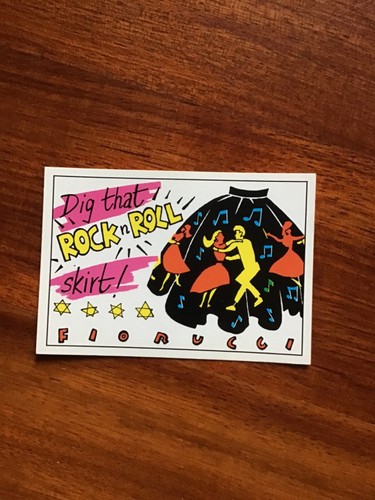 STICKERS FIORUCCI 1984 - con Velina - Foto 98 di 141
