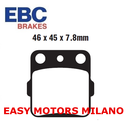 FA084TT EBC Paire Plaquette de Frein Post. Yamaha Quad Yfs Blaster 200 2003-2006 - Photo 1/1