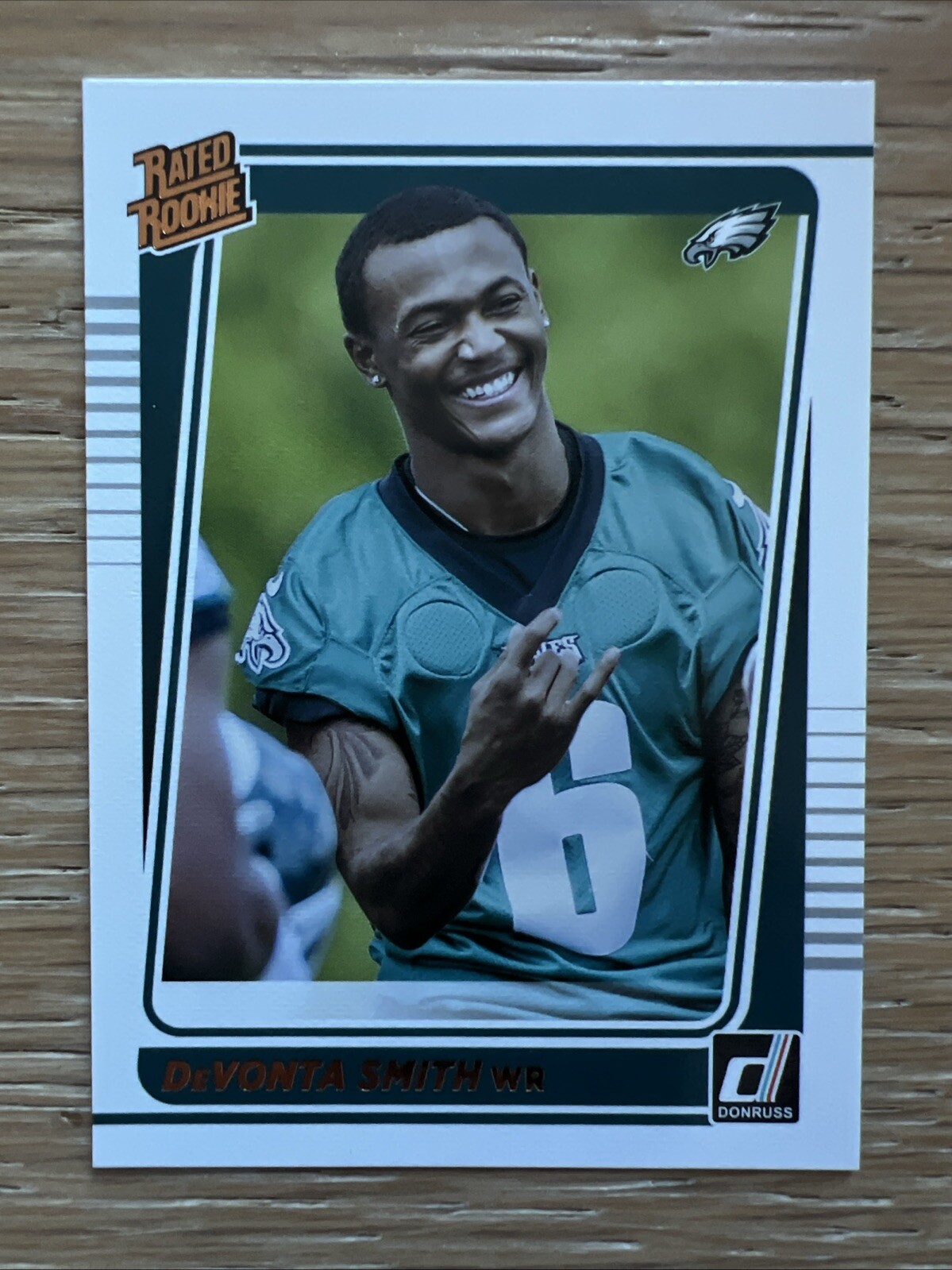 2021 Panini Donruss - Rated Rookie Portrait #261 Devonta Smith (RC) eagles 