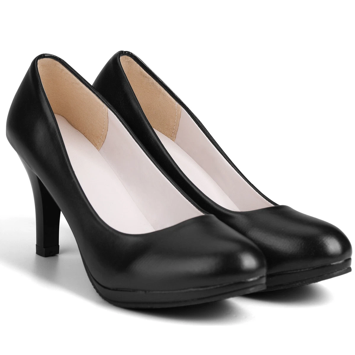 black low heel dress shoes