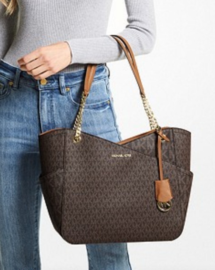 ショルダーバッグ・ポシェット Michael Kors JET SET LARGE SHOULDER BAG Jet Set Large Logo Shoulder Bag | Michael Kors [US]