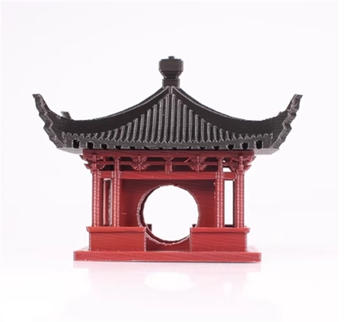 Chinese Ancient Building Pavilions Scenery Model Landscape Bonsai