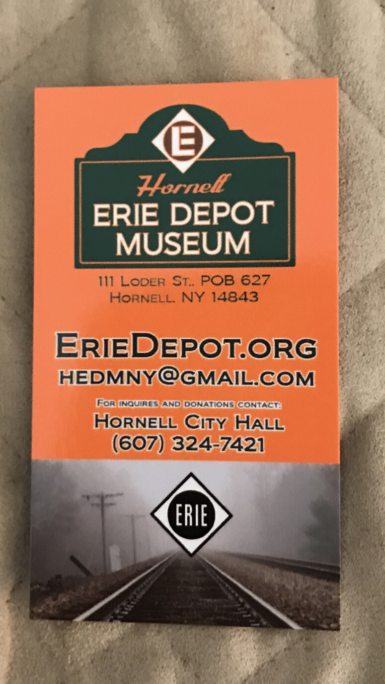 Hornell NY Erie Depot Museum 2019 Christmas Ornament NIB Erie Diesel