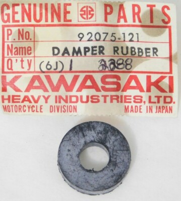 Kawasaki NOS NEW 92075-194 Rubber Damper 8.3T Z1 KZ KZ1000 KZ900 LTD Kawasaki NOS NEW 92075-194 Rubber Damper 8.3T Z1 KZ KZ1000 KZ900 LTD