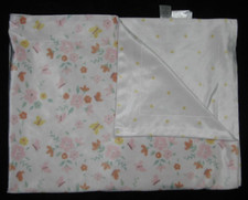 Lila  Jack Baby Blanket Pink Floral Butterflies Yellow Polka Dots