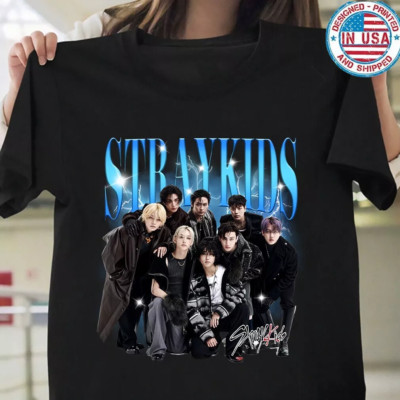 Stray Kids DominATE World Tour US Gift FOr Fan T Shirt Full Size S-5XL
