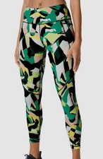 100 Sweaty Betty Women's Green Power 7/8 Workout Leggings Pants Size XS