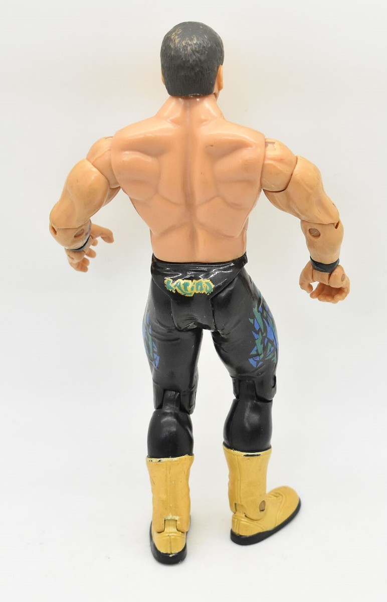 WWE Eddie Guerrero With Black Pants Gold Boots Wrestling Action