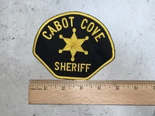 CUSTOM MADE Embroidered Cabot Cove Sheriff PatchIRON ON SEW ON