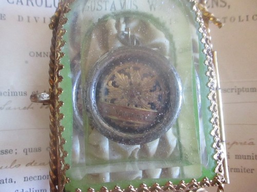RELIQUARY , S.VALENTIN + DOCUMENT - Picture 2 of 3