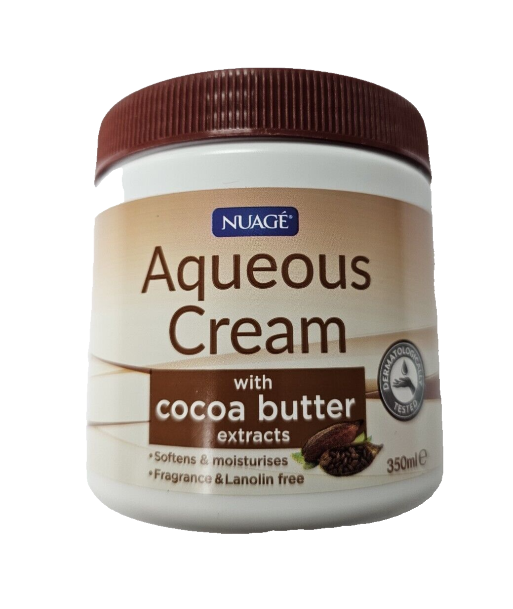 Nuage Aqueous Cream With COCOA BUTTER Extracts Skin Wash Moisturiser