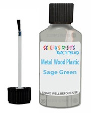 Sage Green Paint Touch Up Brush Repair Scratch Upvc Pvc Wood Satin Finish