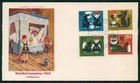 GERMANY FDC 1960 BROTHER GRIMM FAIRY TALES FIRST DAY COVER ig07