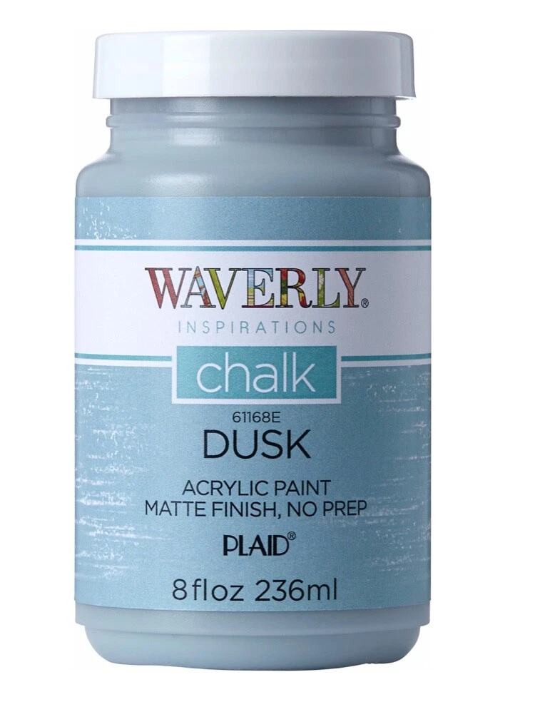 Waverly Inspirations 61168E Chalk Paint, Matte, Dusk, 8 Fl. Oz.