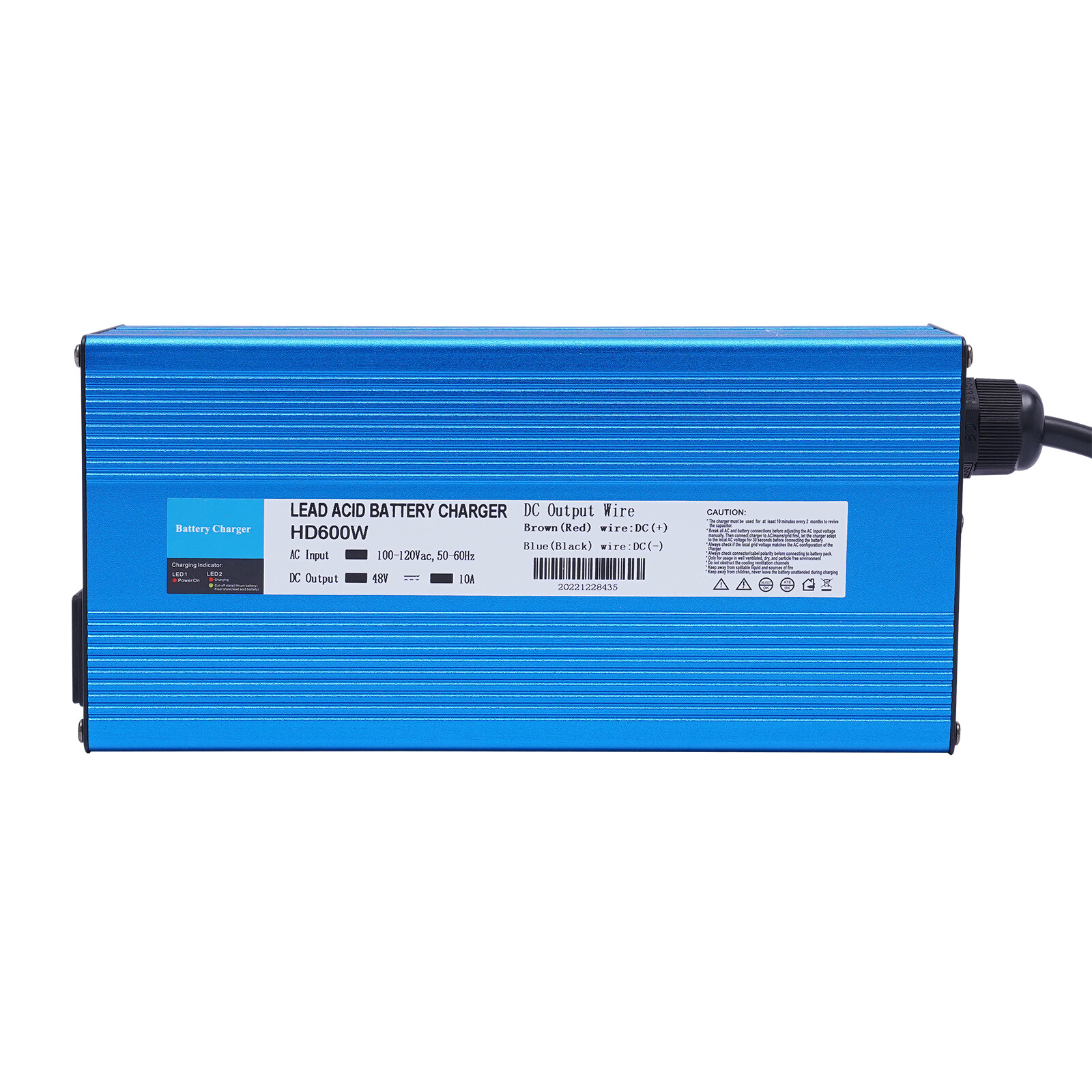 For Club Car Golf Cart 10A 48V Triangle 3Pin Plug Battery Charger CC/CV