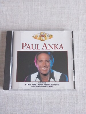 A Golden Hour of PAUL ANKA CD  Knight Records  FREE UK POST