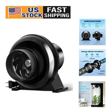 Compact 195 CFM Vent Blower - Low Noise for Perfect Indoor Growing Conditions