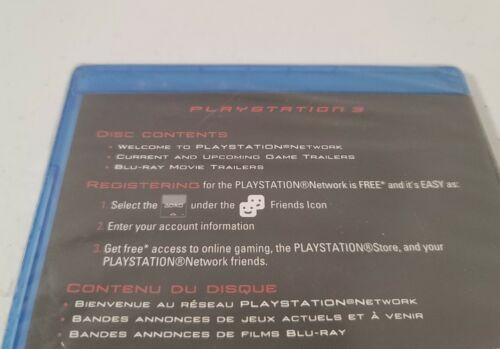 Welcome to PS3 & Playstation Network Blu-Ray Disc New Sealed Fat PSN Original - Picture 3 of 5