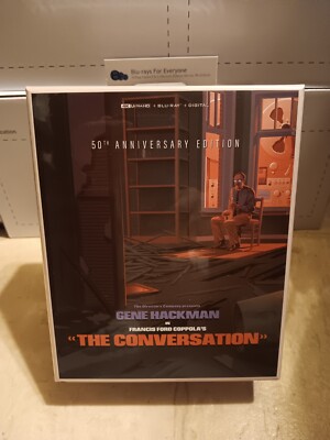 NEW The Conversation 4K SteelBook Blu-ray 50th [1974] No Dents - Ships Next Day