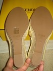 100% AUTHENTIC NEW WOMEN FENDI FF ROAM AKLE STRAP WEDGE SANDALS EU 40/ US 9.5 — photo 9