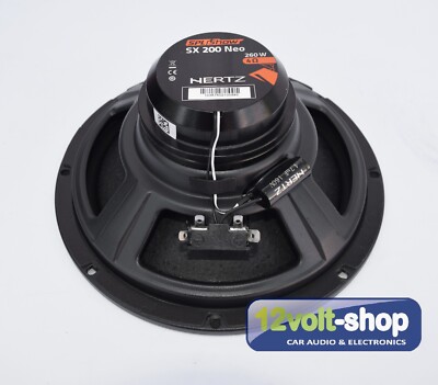 ＳＯＬＩＤ　ＳＴＡＴＥ　ＳＴＥＲＥＯ　ＳＹＳＴＥＭ　ＳＸー２００ HERTZ SX 200 Neo SPL Show 200mm(8'') Compact Coaxial Speakers