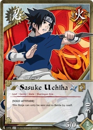 Sasuke Uchiha Card for sale | eBay