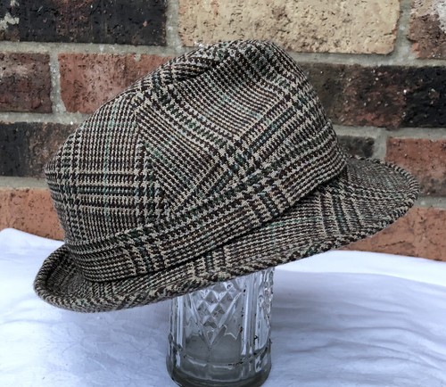 Vintage Greenwood Mens Trilby Hat Wool 