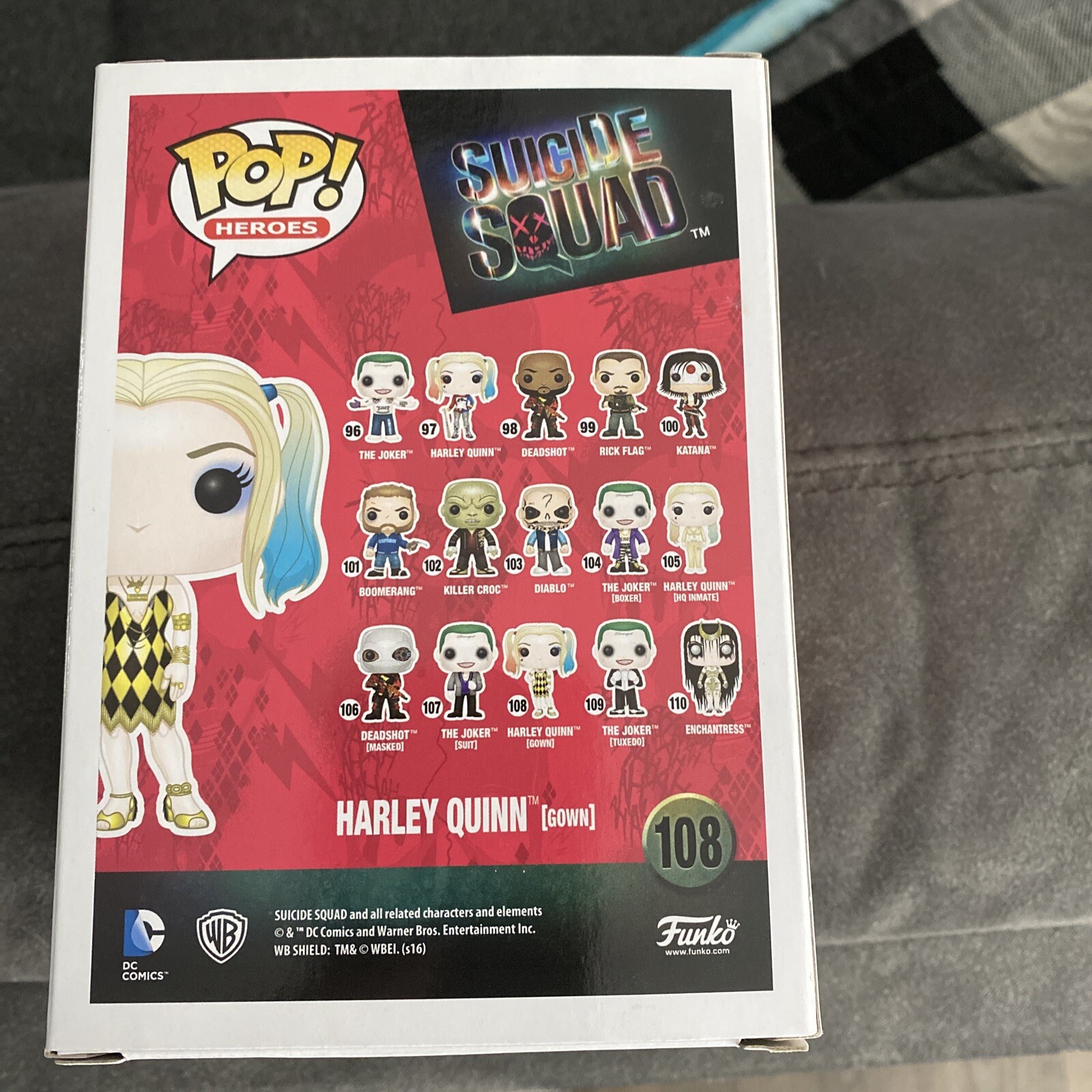 Funko POP! SUICIDE SQUAD #108 HARLEY QUINN HOT TOPIC EXCLUSIVE | eBay