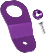 Purple Aluminum Radiator Stay Mount Bracket w/ Screw for 96-00 Honda Civic EK