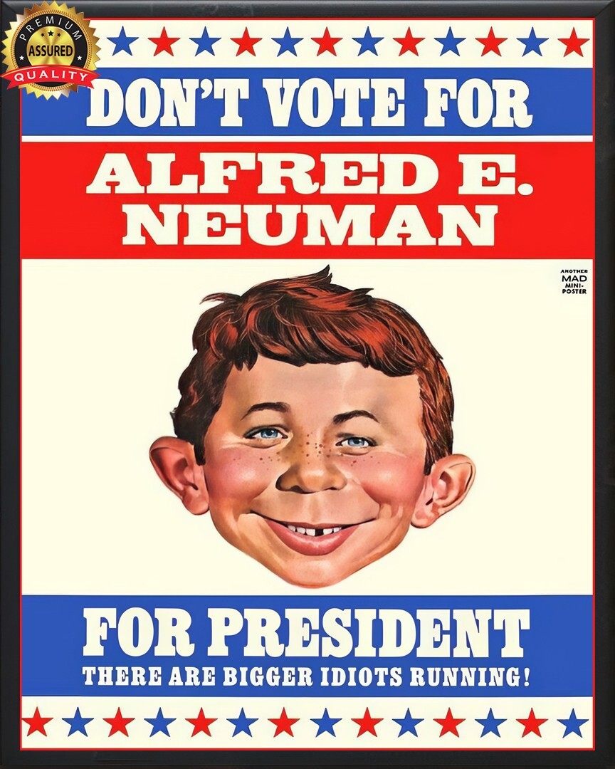 70年代 alfred e neuman ポスター 70年代 alfred e neuman ポスター