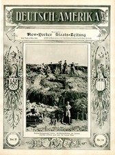 Deutsch-Amerika New Yorker Staats-Zeitung Orig.Titelblatt vom 4.M&auml;rz 1916