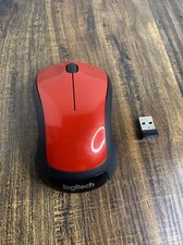 Logitech M310 Advanced Full Size Wireless Mouse -Red