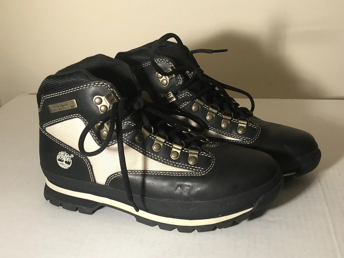 Black And White Timberland Boots Mens 9 eBay