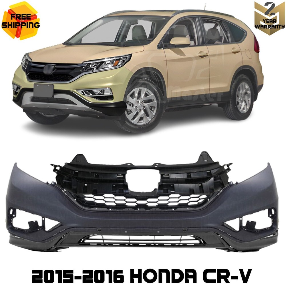 2015-2016 Honda CR-V Front Bumper Cover & Grille Assembly Kit