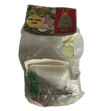 Vtg LeeWards Boutique Beaded Ornament Kit Mini Jewel Tree 16-46520 NIP