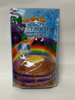 Hawaiian Sun Purple Sweet Potato Pancake Mix 6oz Bag x1